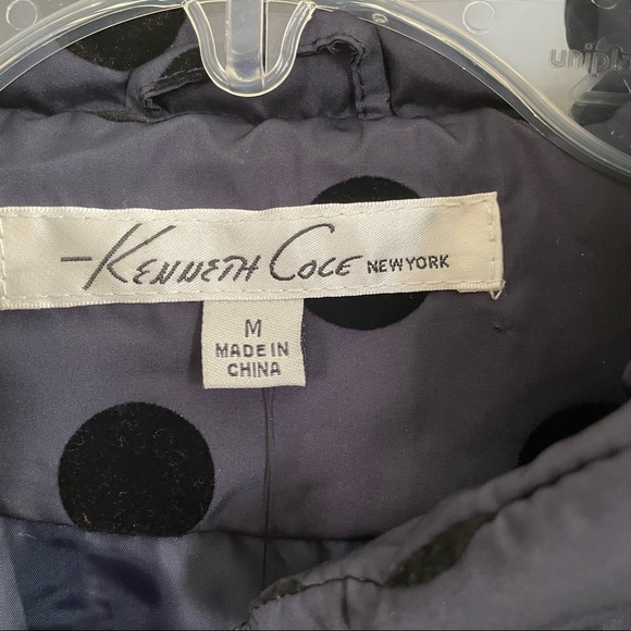 Kenneth Cole New York - Quilted Vest w/velvet dots - Picture 9 of 10